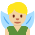 🧚🏼‍♂️ man fairy: medium-light skin tone display on Twitter